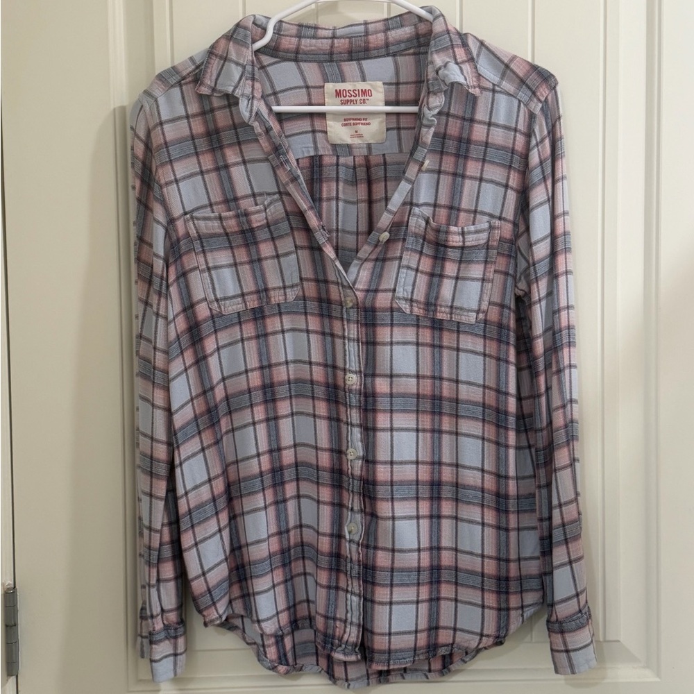 Mossimo Boyfriend Fit Button-Up Shirt